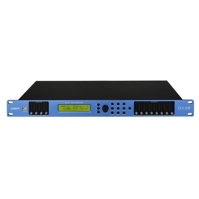 Processador De Áudio 4 Entradas 8 Saidas 24 Bit Com Dsp